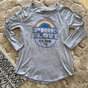 Lucky Brand Vintage Pink Floyd U.S. Tour 1972 Heather Grey